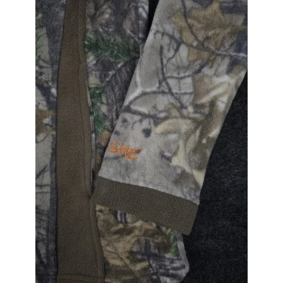 She Outdoor Womens Camo Fleece Hunting Jacket Full Zip Realtree Style Size XS - Picture 6 of 12